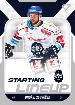 Ondrej Slovacek Kladno Tipsport ELH 2022/23 SportZoo 2. serie Starting LINEUP #SL-81